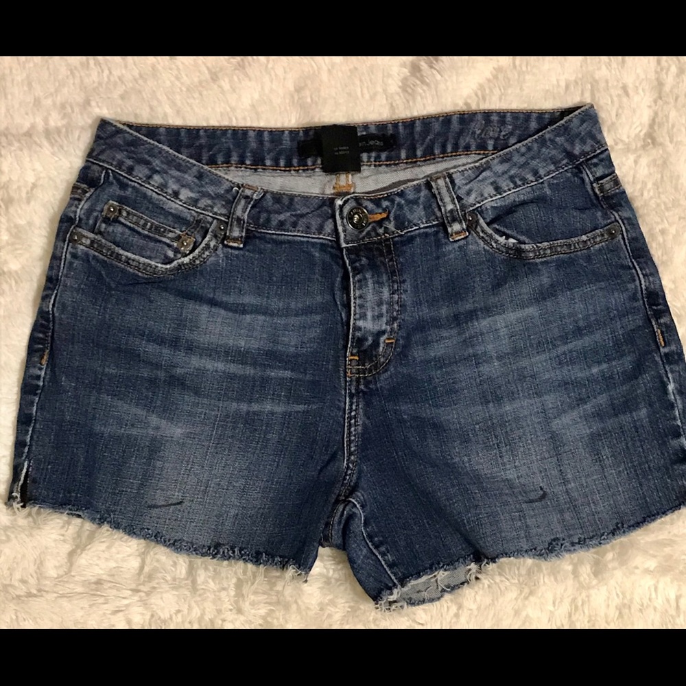 Calvin Klein cutoff denim shorts